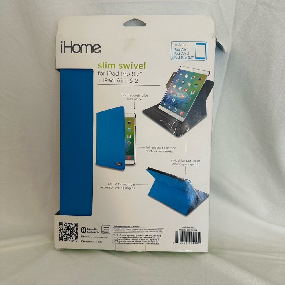 ihome iPad Pro Case Blue
